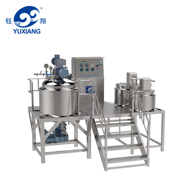 300L雙向攪拌蒸汽加熱下均質(zhì)固定式乳化機(jī)按鈕控制.505